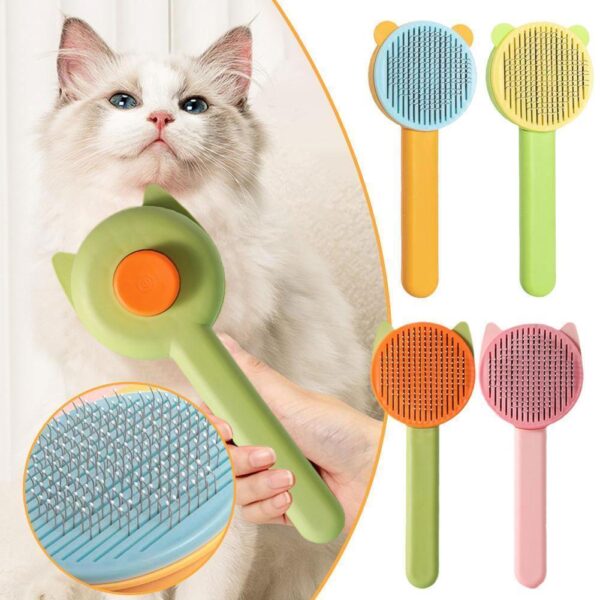 Cat Grooming Brush, pet comb, self cleaning, hair remover Cat brush, dog, rabbit