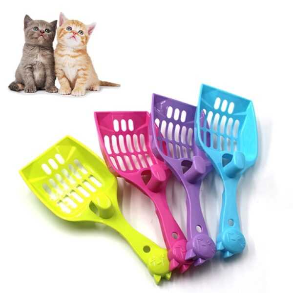 Scoop spoon for cat, Scooper cat, litter box Scooper Hanging Spoon Plastic