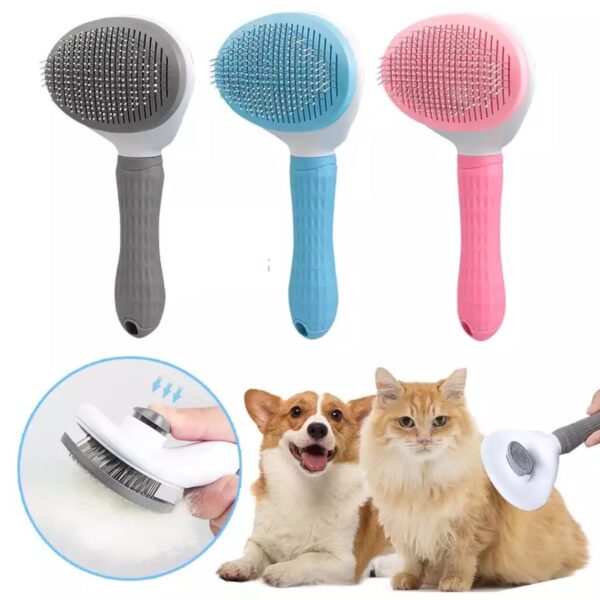 Cat Grooming Brush, cat comb, self cleaning, hair remover Cat brush, dog, rabbit