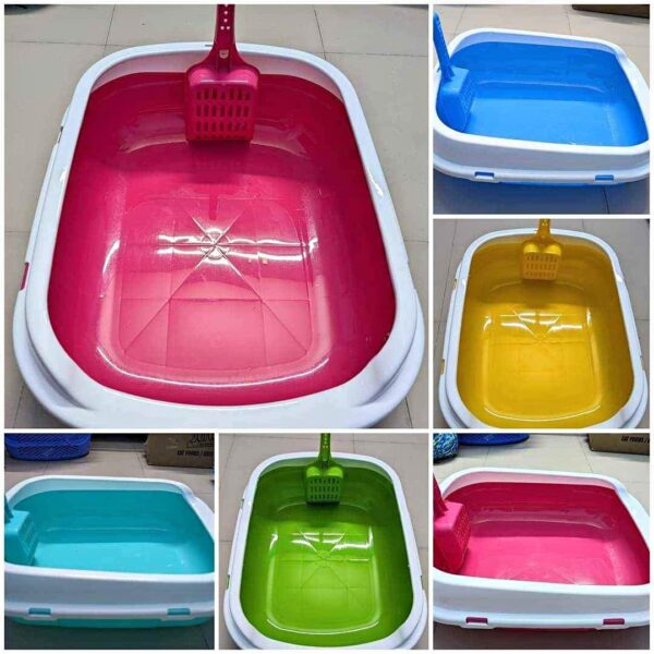 Cat litter box Big with scoop, litter tray