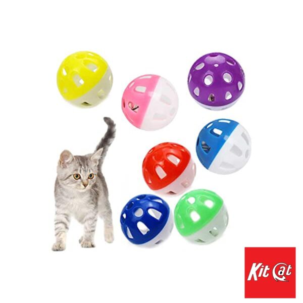 Ball with Bell toy for Cat, Kitten Play small ball, Cat toys