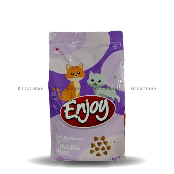 Enjoy Kitten Cat Dry Food – Tavuklu Chicken (2KG)