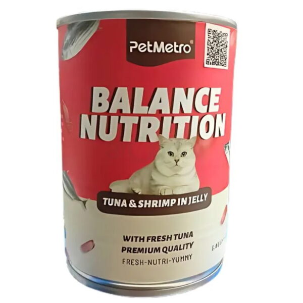 Petmetro 430gm Kitten and Adult Cat CanTuna Shrimp