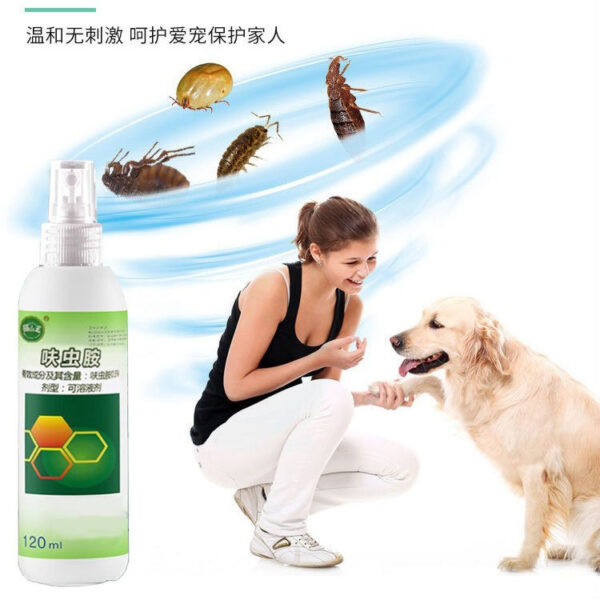 Flea killing spray for Dog & Cat, 120ml flea and Tick spray