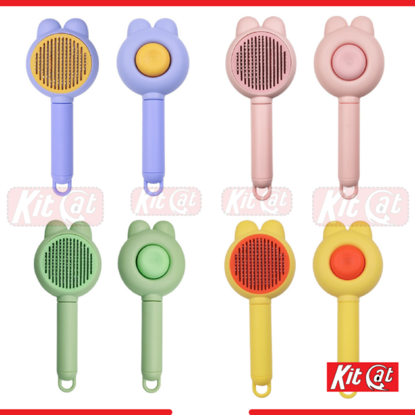 Cat brush Pet Comb Self Cleaning Slicker Brush Remove Hair Grooming Brush for Dog